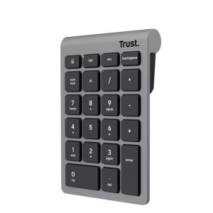 Trust teclado numerico inalambrico plata - 25709